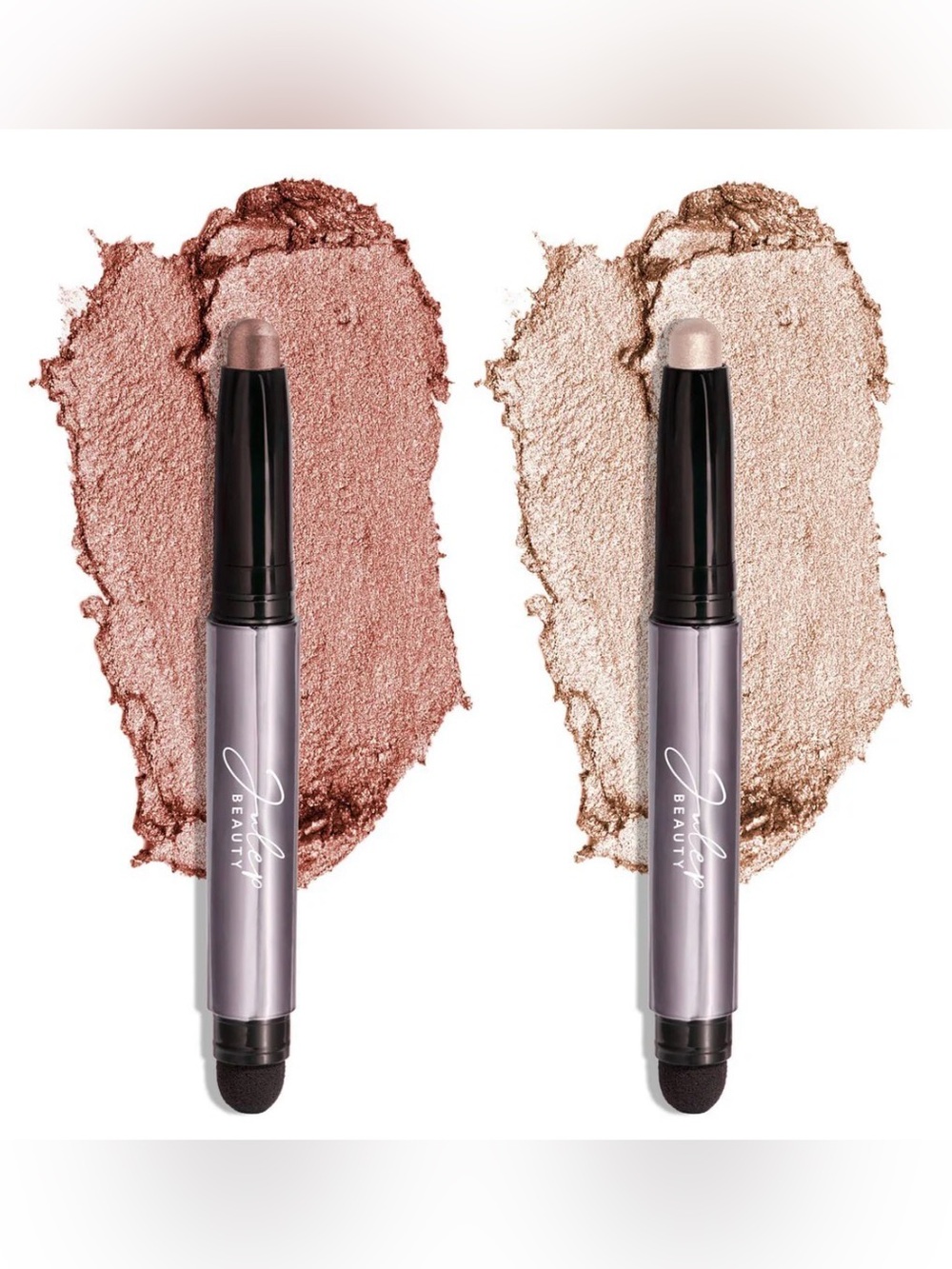 NWT. Julep Dual-Ended Eyeshadow Sticks — Rose Gold & Champagne